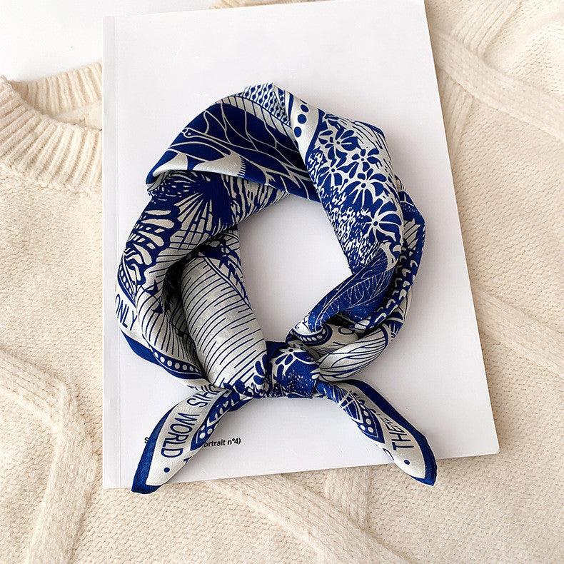 Silk Scarf Women Fashion Small Silk Scarf - melvincucci