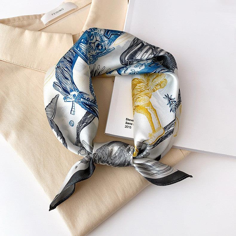 Silk Scarf Women Fashion Small Silk Scarf - melvincucci