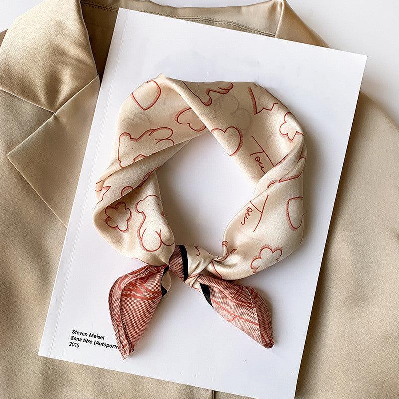 Silk Scarf Women Fashion Small Silk Scarf - melvincucci