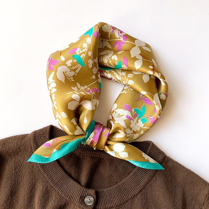 Silk Scarf Women Fashion Small Silk Scarf - melvincucci