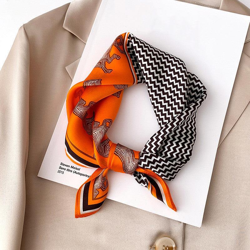 Silk Scarf Women Fashion Small Silk Scarf - melvincucci