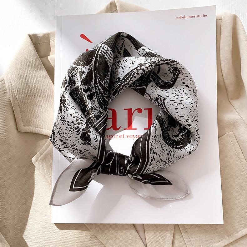 Silk Scarf Women Fashion Small Silk Scarf - melvincucci