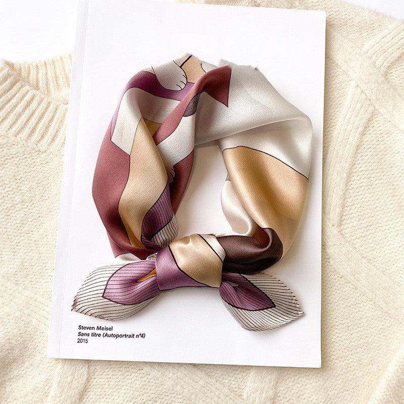 Silk Scarf Women Fashion Small Silk Scarf - melvincucci