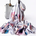 Silk Scarves Silk Printed Long Scarf Women - melvincucci