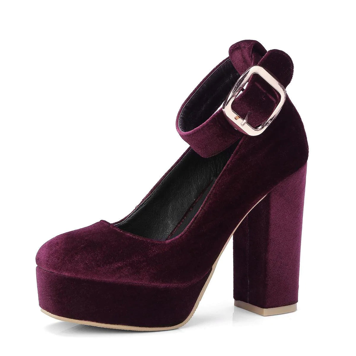 Simple sexy nightclub high heel single shoe suede - melvincucci