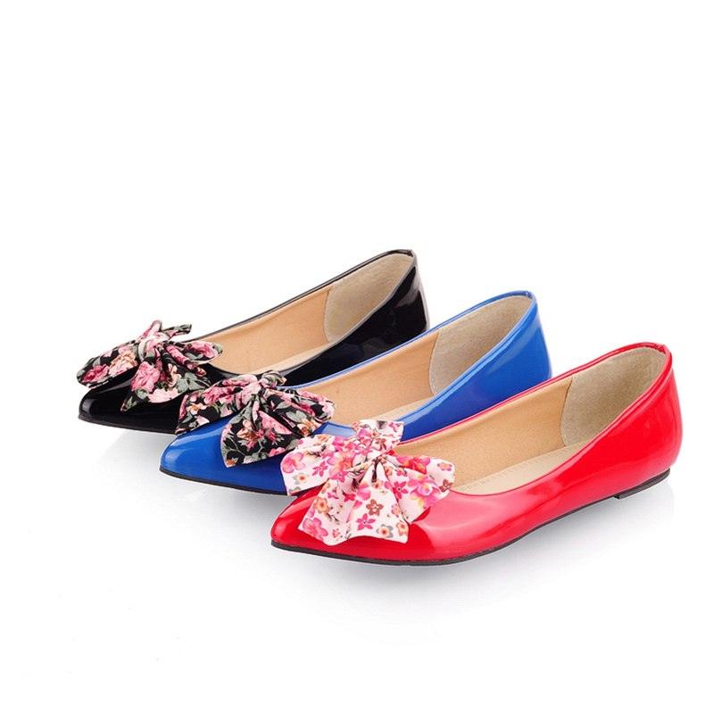 Single shoe pointed bow shallow mouth size code 30-49 - melvincucci