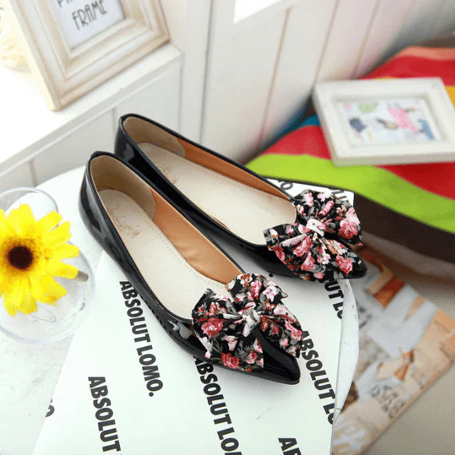 Single shoe pointed bow shallow mouth size code 30-49 - melvincucci