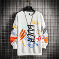 SingleRoad Mens Crewneck Sweatshirt Men 2021 Harajuku Oversized Japanese Streetwear Hip Hop Black Hoodie Men Sweatshirts Hoodies - melvincucci