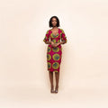 Skinny Hip-Wrapped African Ethnic Dress - melvincucci