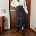 Skirt Women Summer New Irregular Korean Style Pleated Floral Skirt - melvincucci