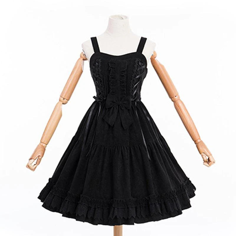 Slim high waist corduroy suspender skirt - melvincucci