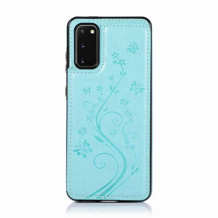 Small Butterfly Embossed Leather Case Card Mobile Phone Protective Shell - melvincucci