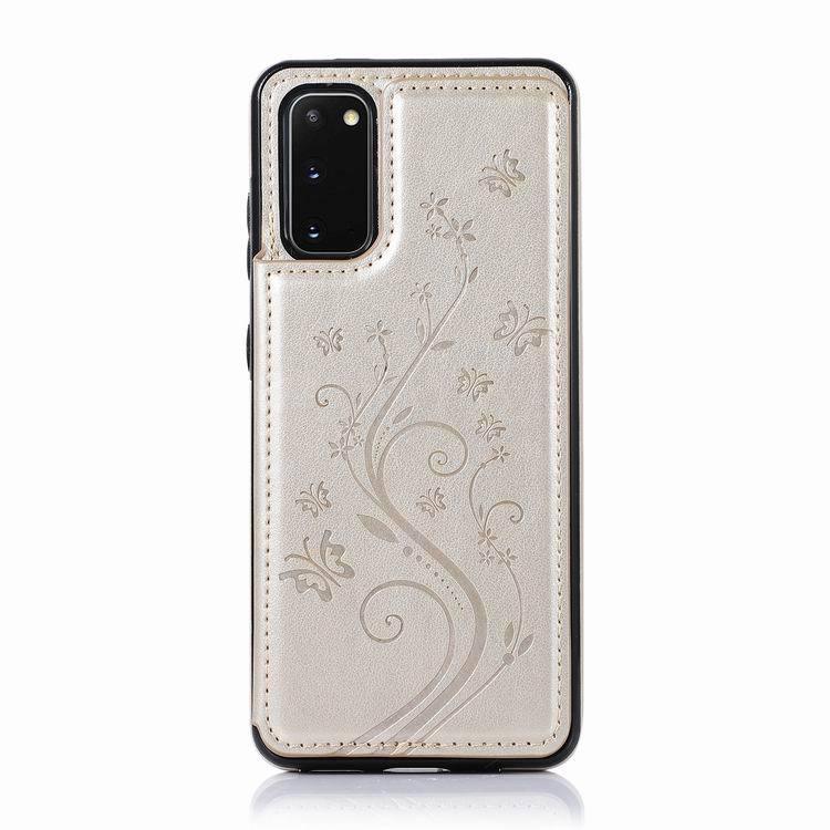 Small Butterfly Embossed Leather Case Card Mobile Phone Protective Shell - melvincucci