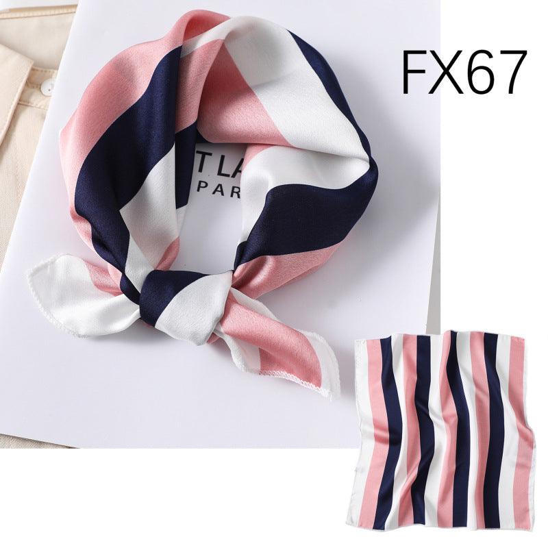 Small Square Scarf Women's Silk Scarf Decorative Scarf - melvincucci