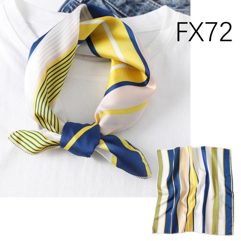 Small Square Scarf Women's Silk Scarf Decorative Scarf - melvincucci