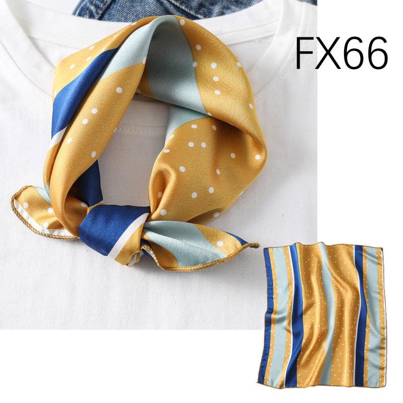 Small Square Scarf Women's Silk Scarf Decorative Scarf - melvincucci