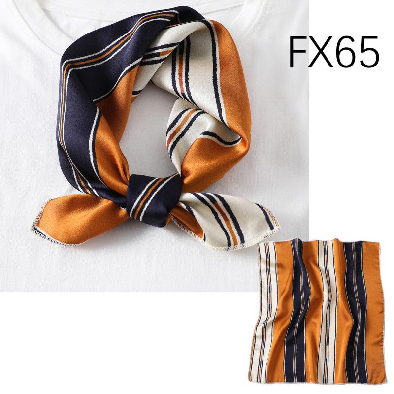 Small Square Scarf Women's Silk Scarf Decorative Scarf - melvincucci