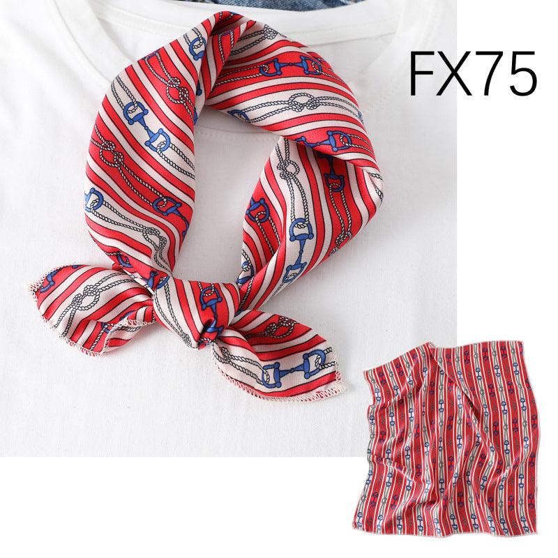 Small Square Scarf Women's Silk Scarf Decorative Scarf - melvincucci