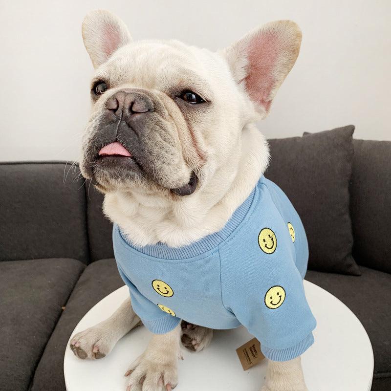 Smiley embroidered sweatshirt - melvincucci