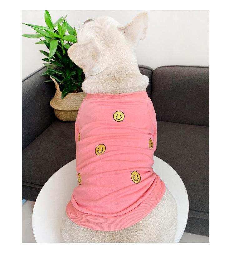 Smiley embroidered sweatshirt - melvincucci