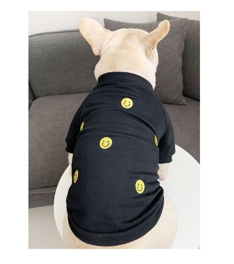 Smiley embroidered sweatshirt - melvincucci