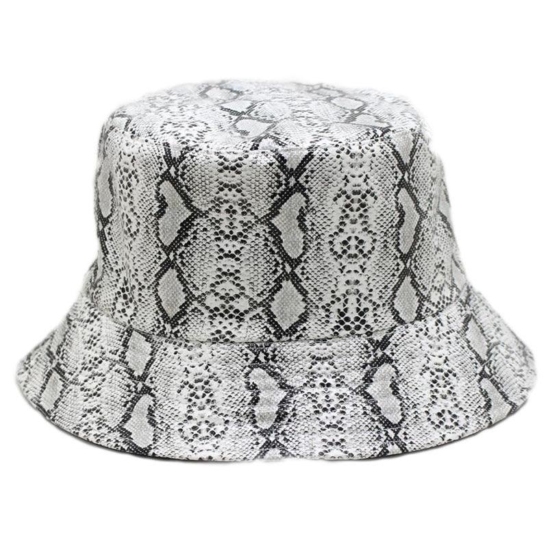 Snake Print Fisherman Hat men And Women Street - melvincucci