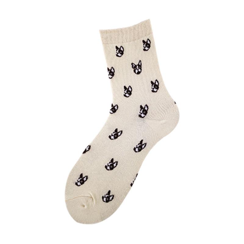 Socks For Men And Women, Dog Series Cartoon Personality Trendy Socks, Couple Mid-Tube Socks Wholesale - melvincucci