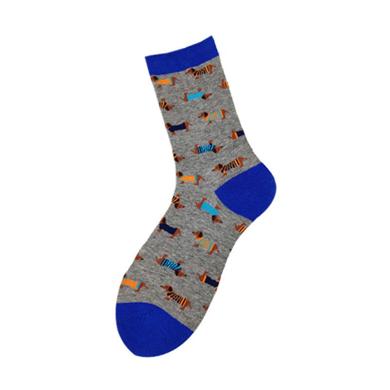 Socks For Men And Women, Dog Series Cartoon Personality Trendy Socks, Couple Mid-Tube Socks Wholesale - melvincucci