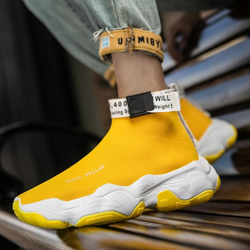 Socks Shoes Sports Shoes Casual Running High Top Shoes Men - melvincucci