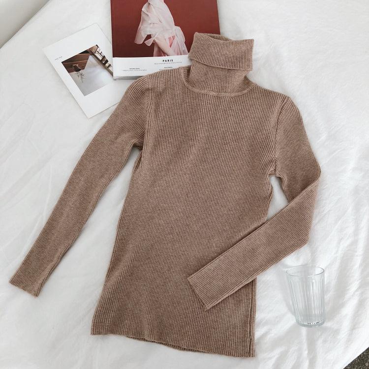 Solid Color Knitwear Outing Breastfeeding Bottoming Shirt - melvincucci