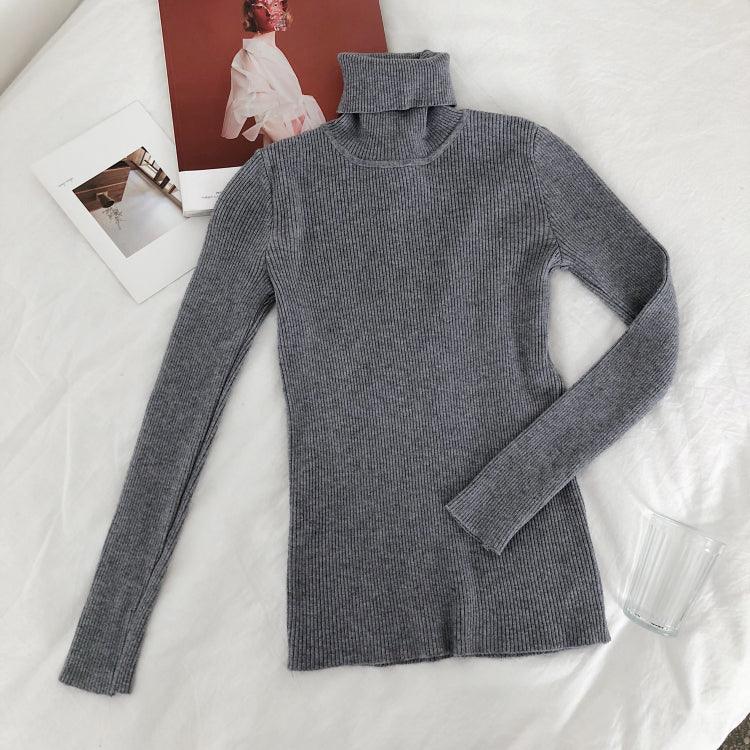 Solid Color Knitwear Outing Breastfeeding Bottoming Shirt - melvincucci
