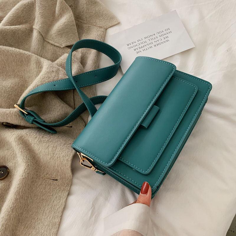 Solid Color PU Leather Crossbody Bags For Women - melvincucci