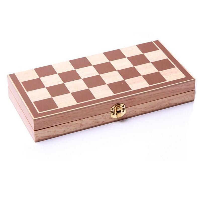 Source Goods Wooden Puzzle Chess Folding Chess - melvincucci