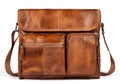 Special offer sales promotion leather bag leather casual bag retro men Shoulder Bag Messenger Bag Leather 380 - melvincucci