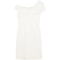 Split white dress dress - melvincucci