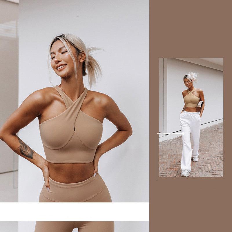 Sports Fitness Underwear Tube Top Women High Waist - melvincucci