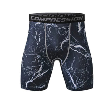 Sports tights men running fitness marathon camouflage shorts quick-drying breathable compression pants - melvincucci