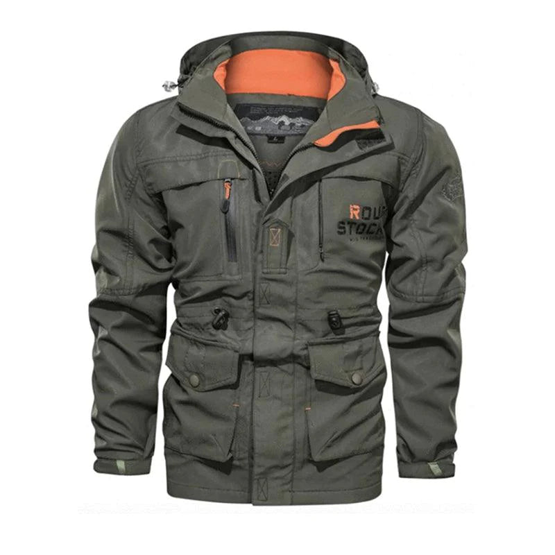Spring And Autumn Men Jacket Loose Causal Outwear Hooded Men Coats - melvincucci
