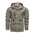 Spring And Autumn Men Jacket Loose Causal Outwear Hooded Men Coats - melvincucci