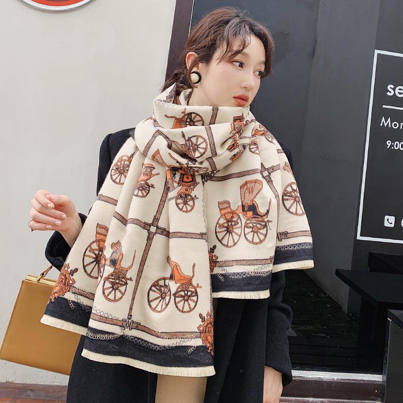 Spring and autumn warm scarf women - melvincucci
