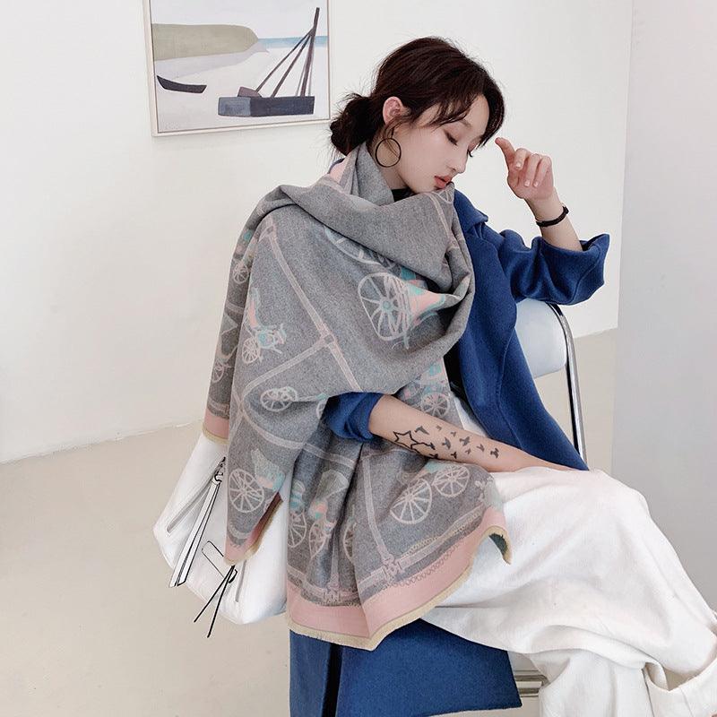 Spring and autumn warm scarf women - melvincucci