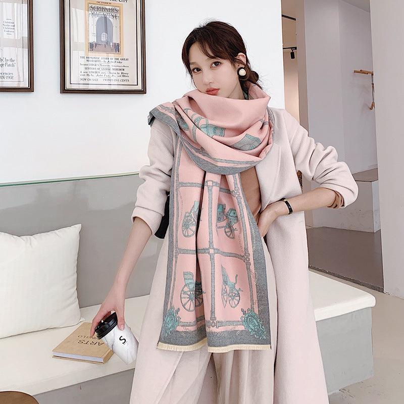 Spring and autumn warm scarf women - melvincucci