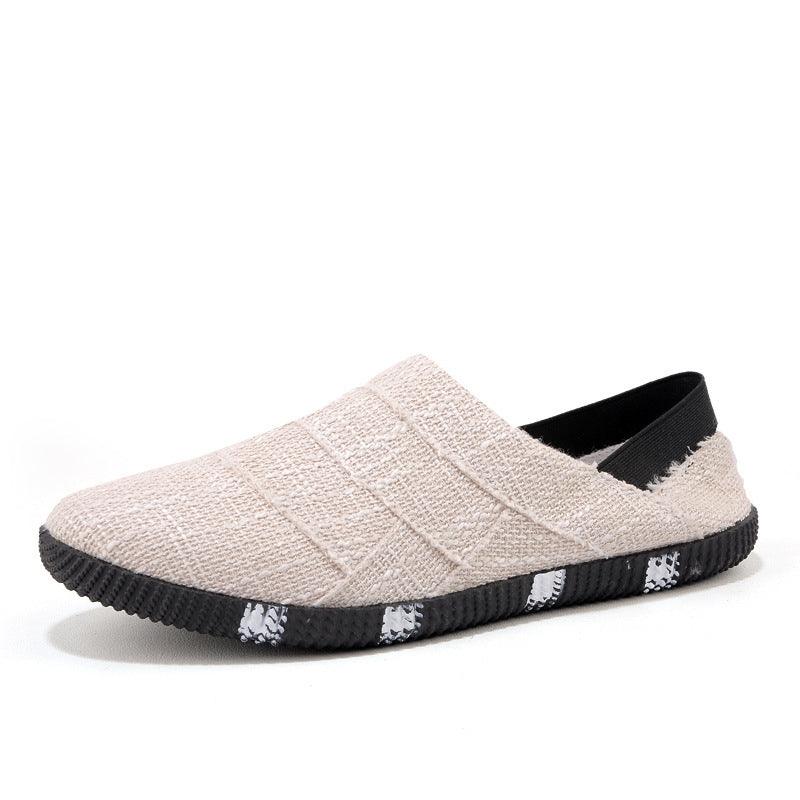 Spring And Summer Linen Canvas Shoes Men Korean Trend Casual Shoes Men - melvincucci