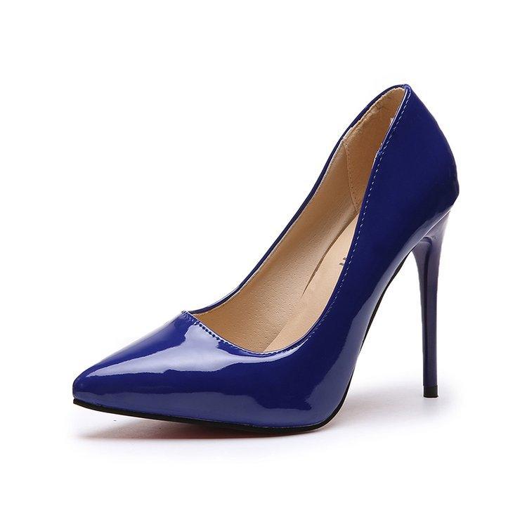Spring and summer new versatile rubber stiletto Pu single shoe - melvincucci