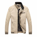 Spring Autumn Men Casual Jacket Coat Men's Fashion Washed 100% Pure Cotton Brand-Clothing Jackets Male Coats - melvincucci