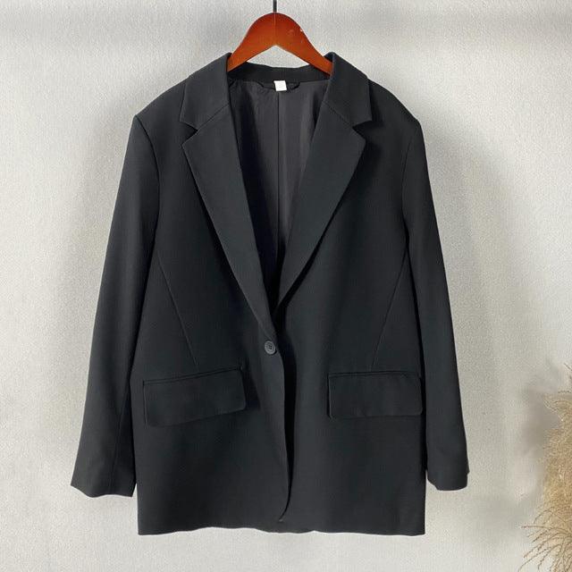 Spring Fashion Black Suit Jacket Women - melvincucci