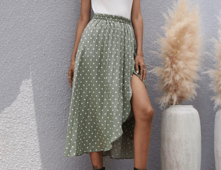 Spring Summer Chiffon Long Skirt Women - melvincucci