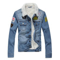 Stamped denim jacket coat oversized denim - melvincucci