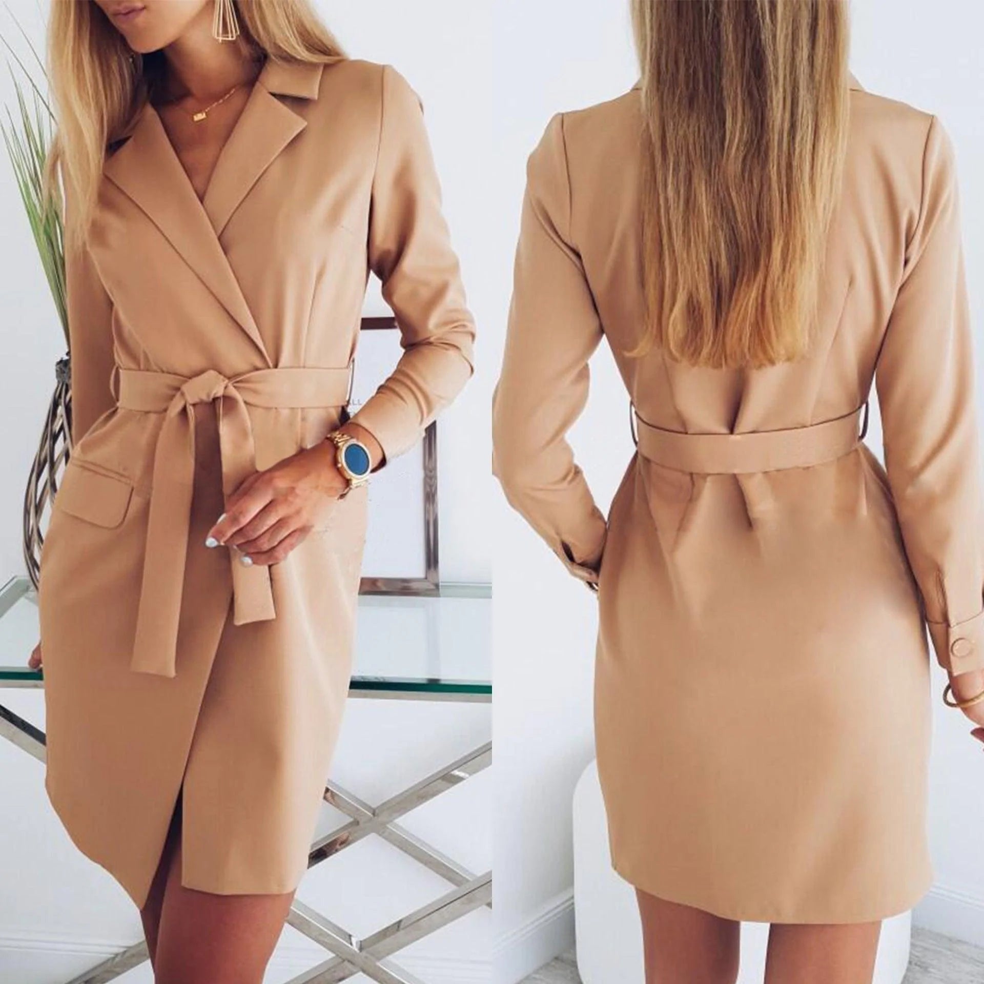 Strap Slim Blazer - melvincucci