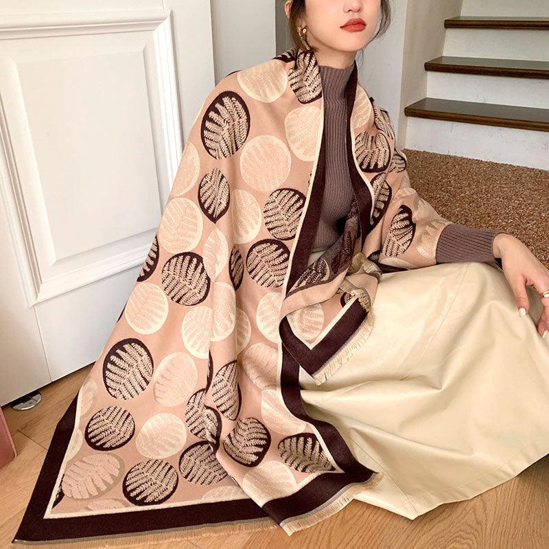 Street Geometric Imitation Cashmere Shawl Scarf Women - melvincucci